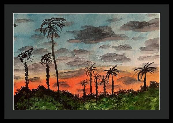 California Sunsets - Framed Print
