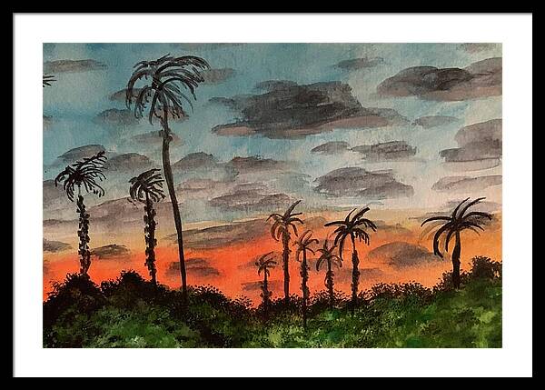 California Sunsets - Framed Print
