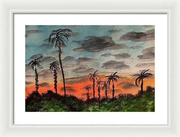 California Sunsets - Framed Print