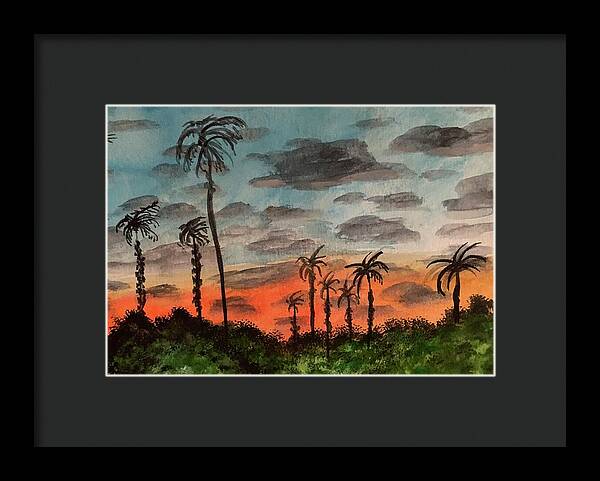 California Sunsets - Framed Print