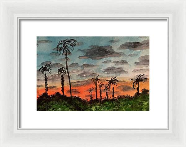 California Sunsets - Framed Print