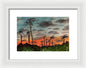 California Sunsets - Framed Print