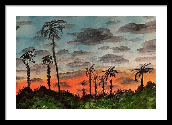 California Sunsets - Framed Print