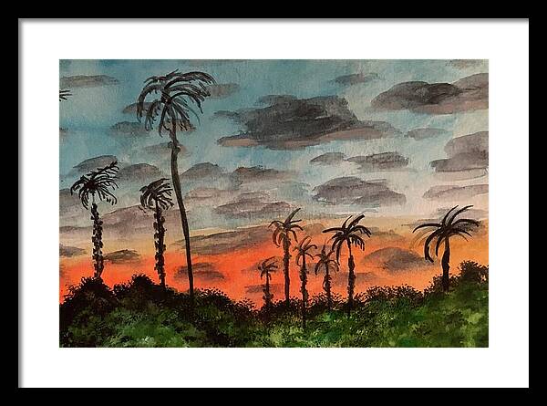 California Sunsets - Framed Print