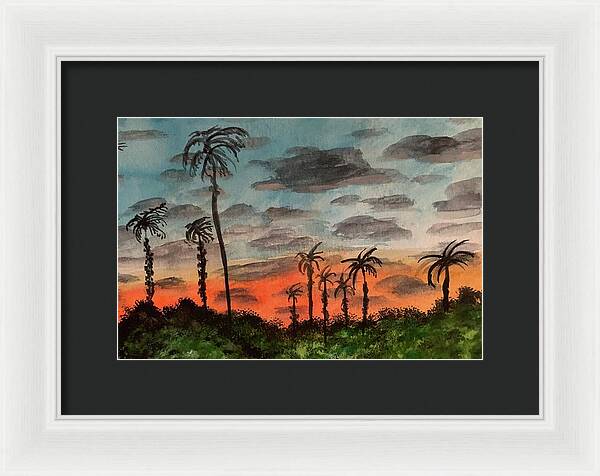 California Sunsets - Framed Print