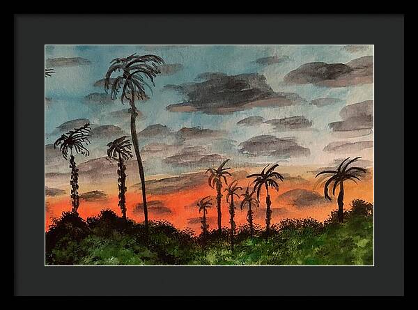California Sunsets - Framed Print