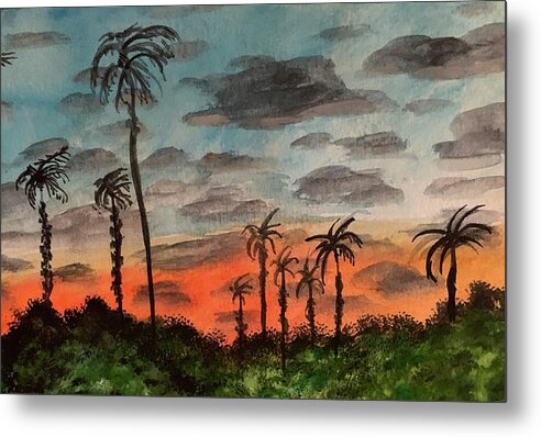 California Sunsets - Metal Print