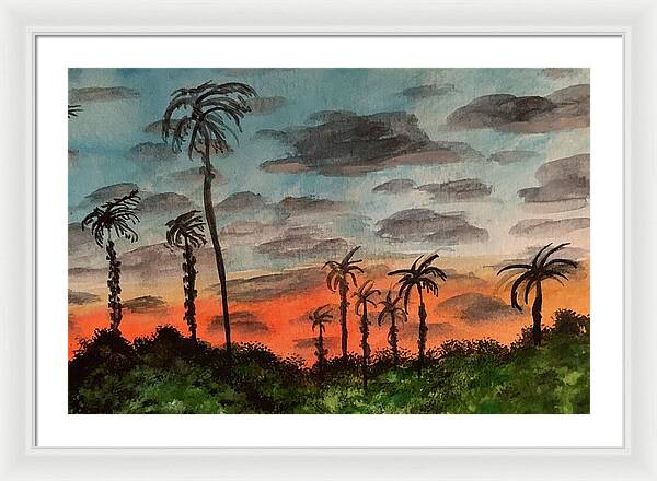 California Sunsets - Framed Print