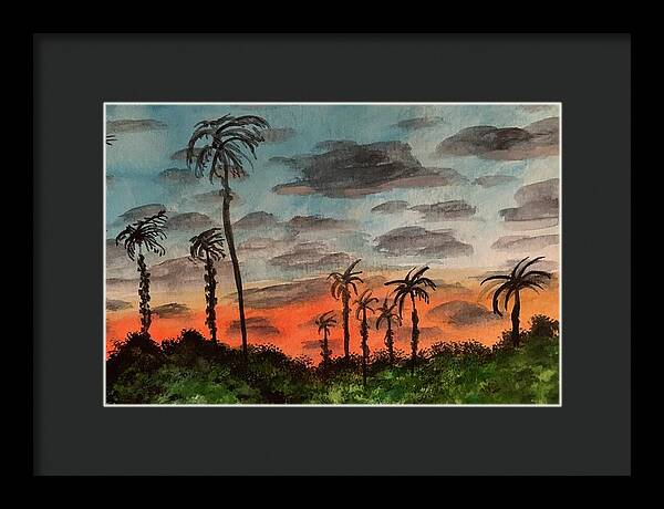 California Sunsets - Framed Print