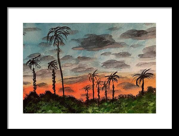 California Sunsets - Framed Print