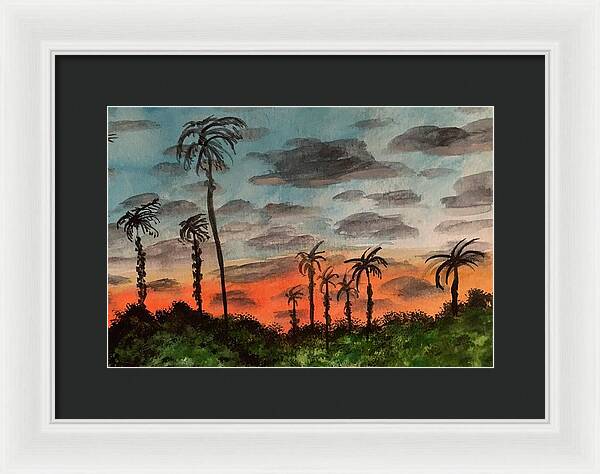 California Sunsets - Framed Print