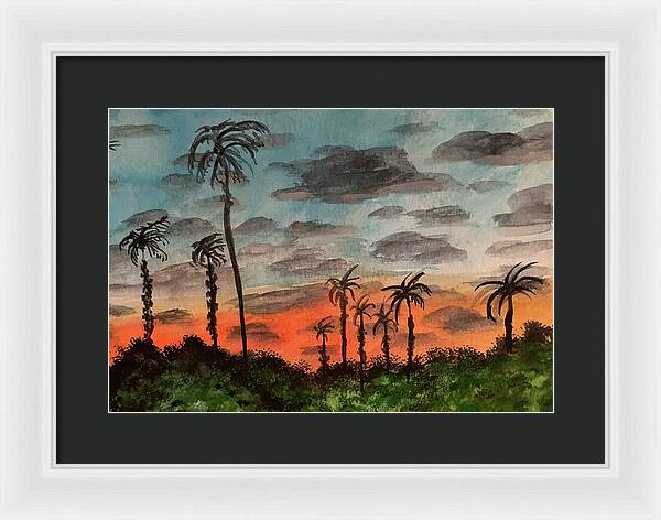 California Sunsets - Framed Print