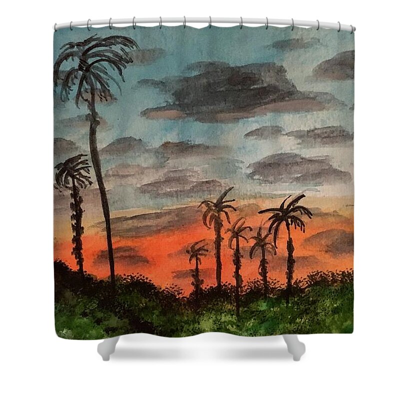 California Sunsets - Shower Curtain