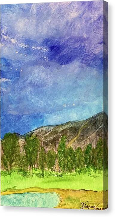 Cathedral Canyon Country Club View - Canvas Print