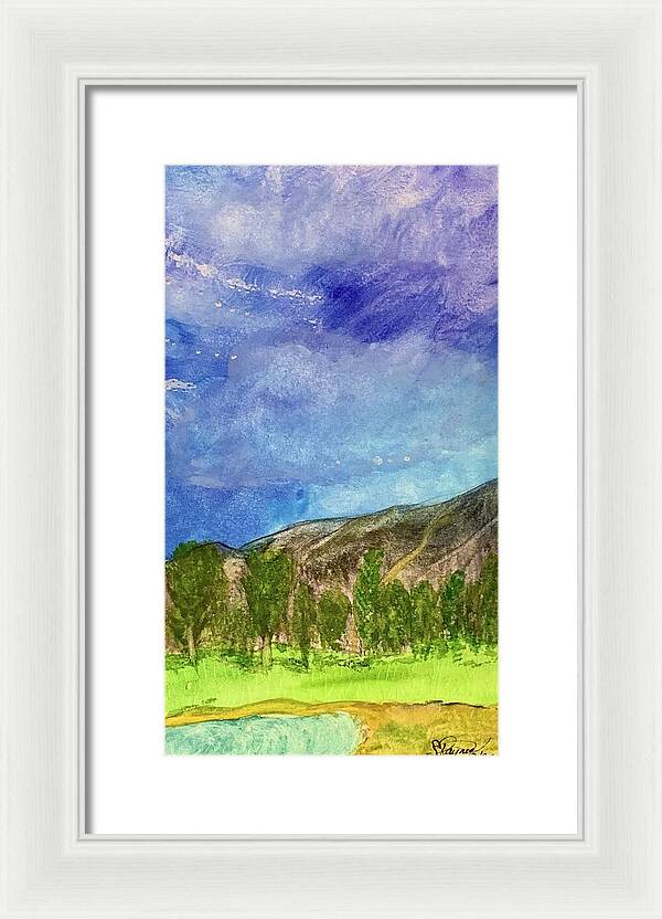 Cathedral Canyon Country Club View - Framed Print