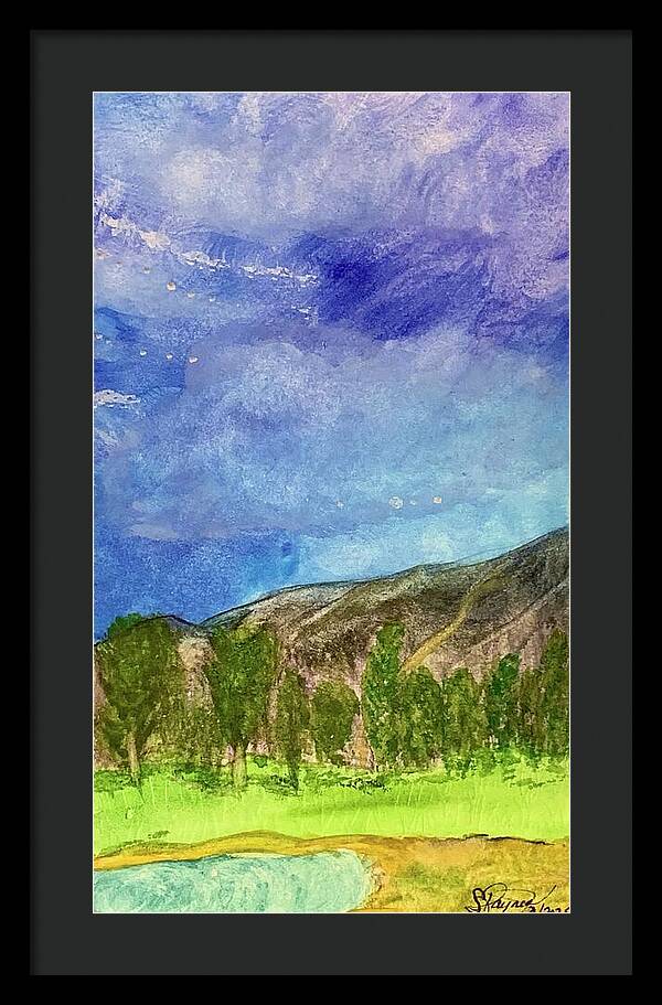 Cathedral Canyon Country Club View - Framed Print