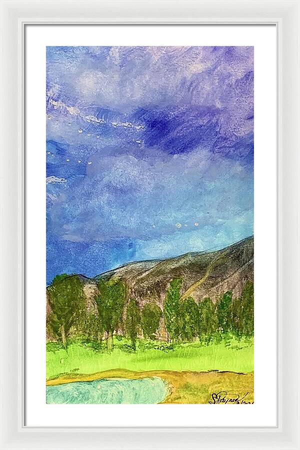 Cathedral Canyon Country Club View - Framed Print