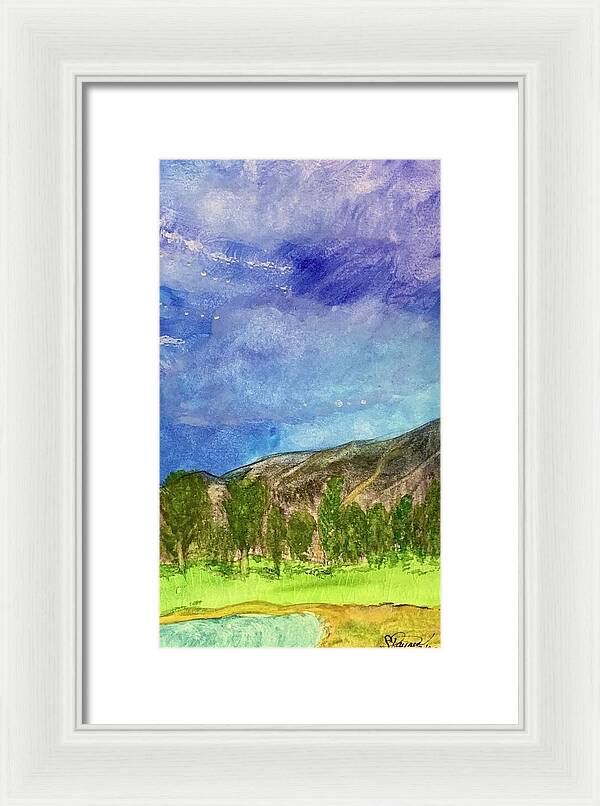 Cathedral Canyon Country Club View - Framed Print