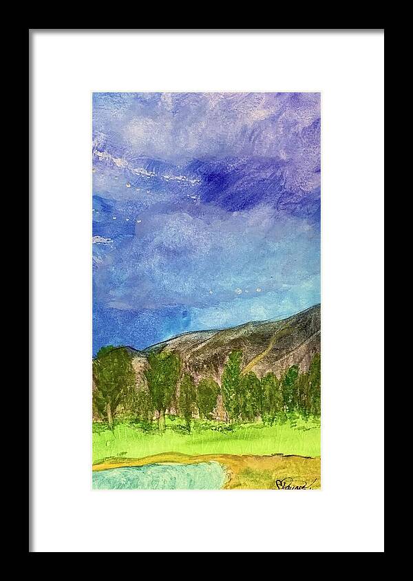 Cathedral Canyon Country Club View - Framed Print