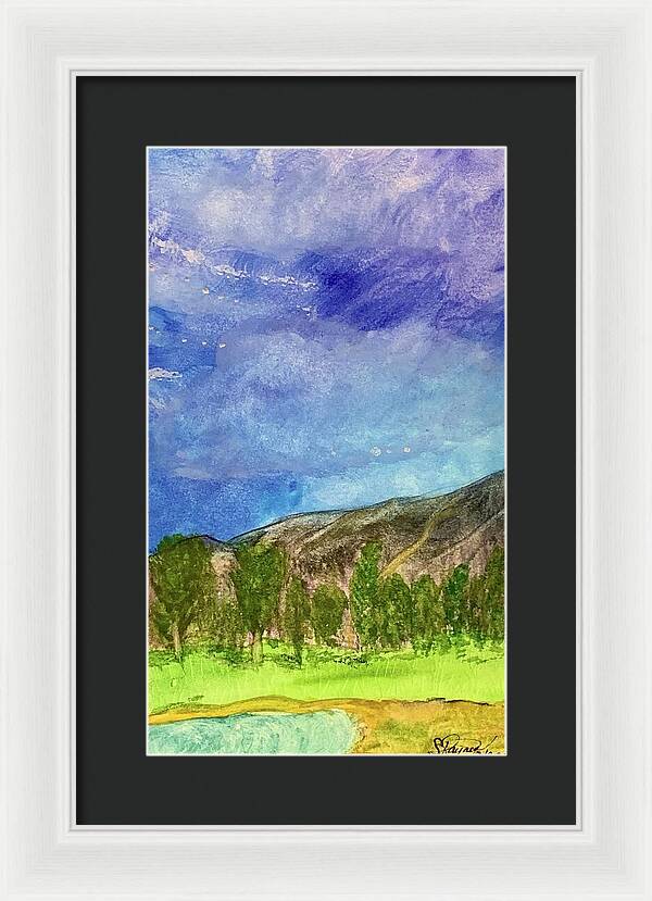 Cathedral Canyon Country Club View - Framed Print