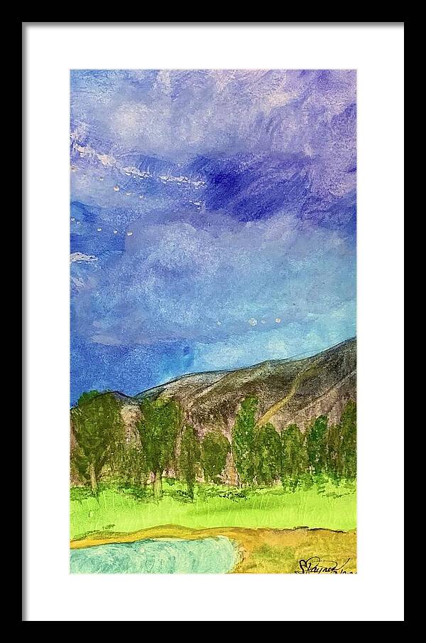 Cathedral Canyon Country Club View - Framed Print