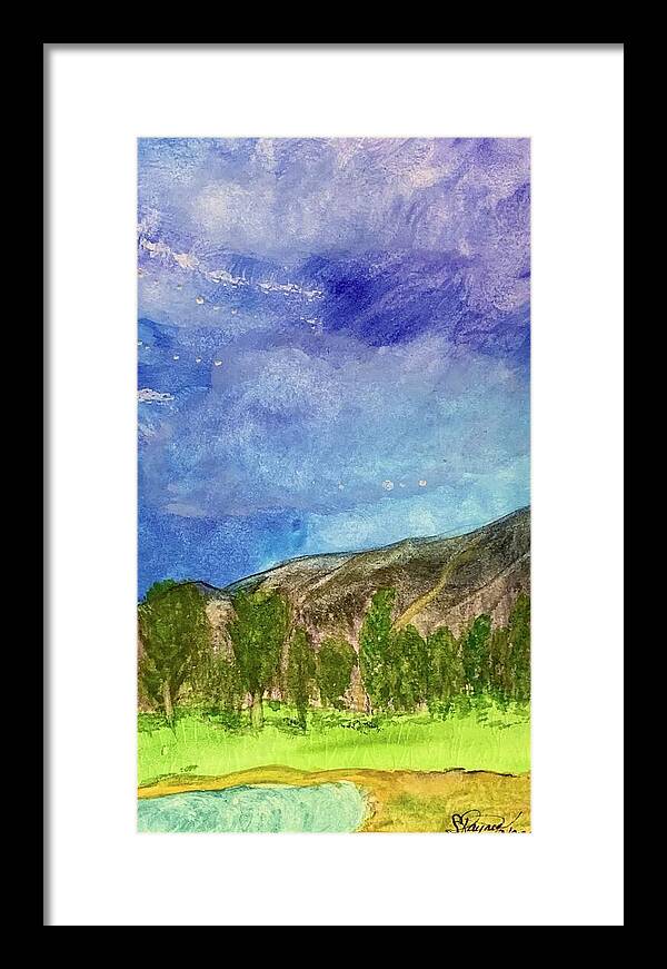 Cathedral Canyon Country Club View - Framed Print