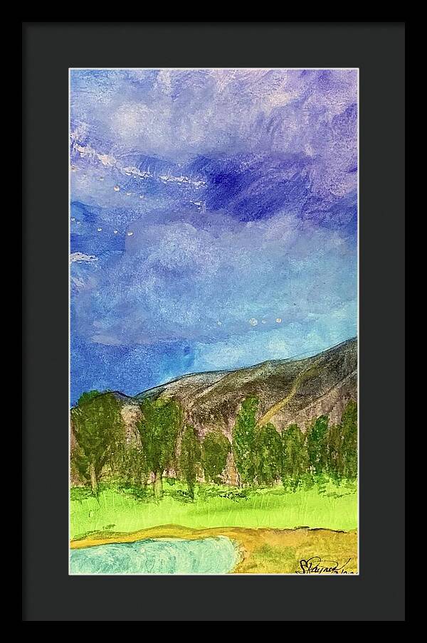 Cathedral Canyon Country Club View - Framed Print