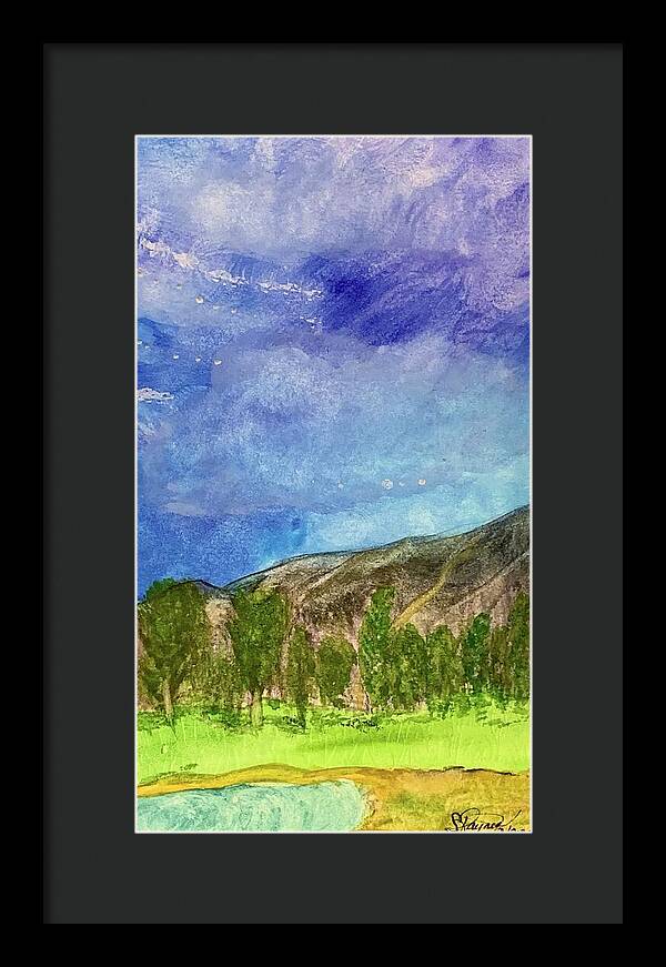 Cathedral Canyon Country Club View - Framed Print