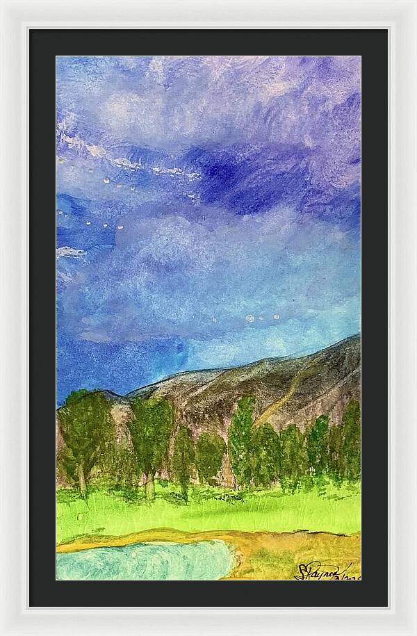 Cathedral Canyon Country Club View - Framed Print