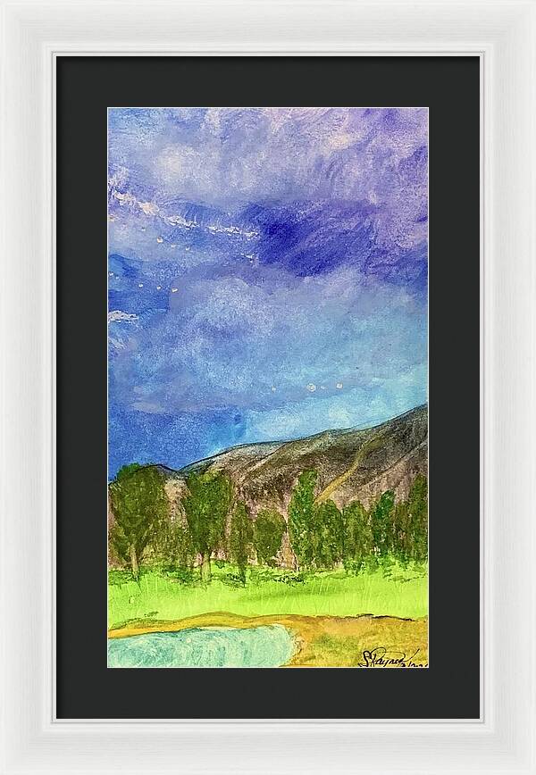 Cathedral Canyon Country Club View - Framed Print