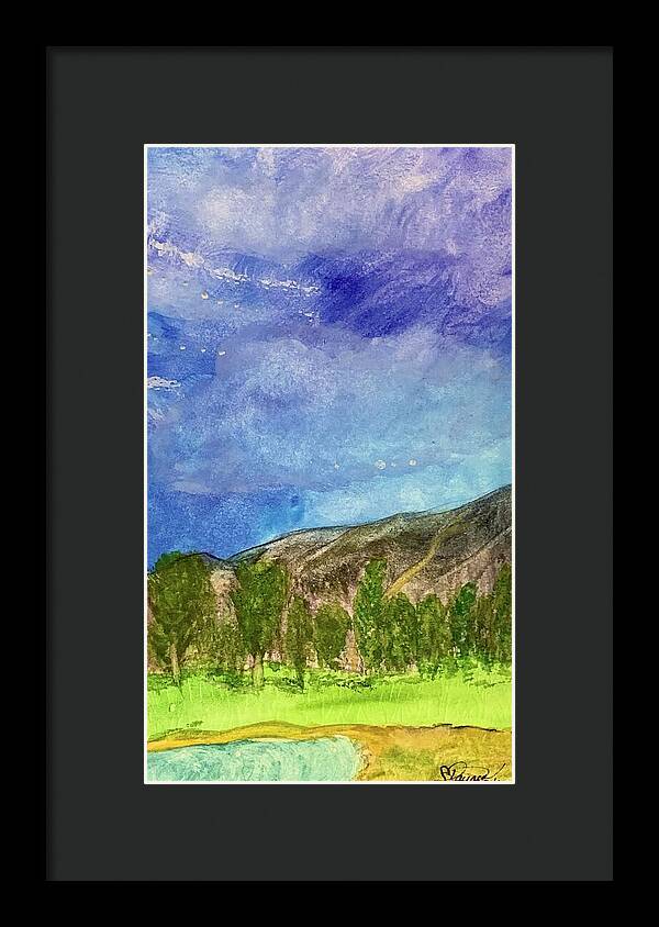 Cathedral Canyon Country Club View - Framed Print