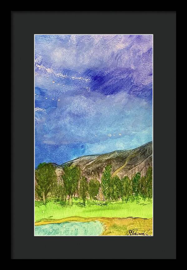Cathedral Canyon Country Club View - Framed Print