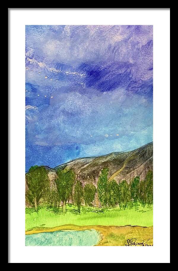 Cathedral Canyon Country Club View - Framed Print