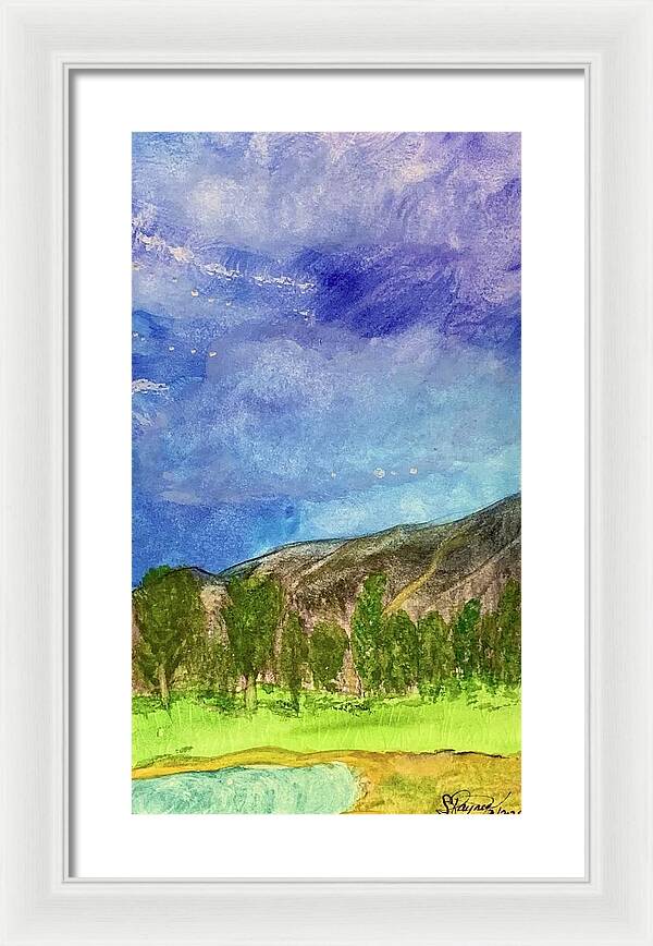 Cathedral Canyon Country Club View - Framed Print