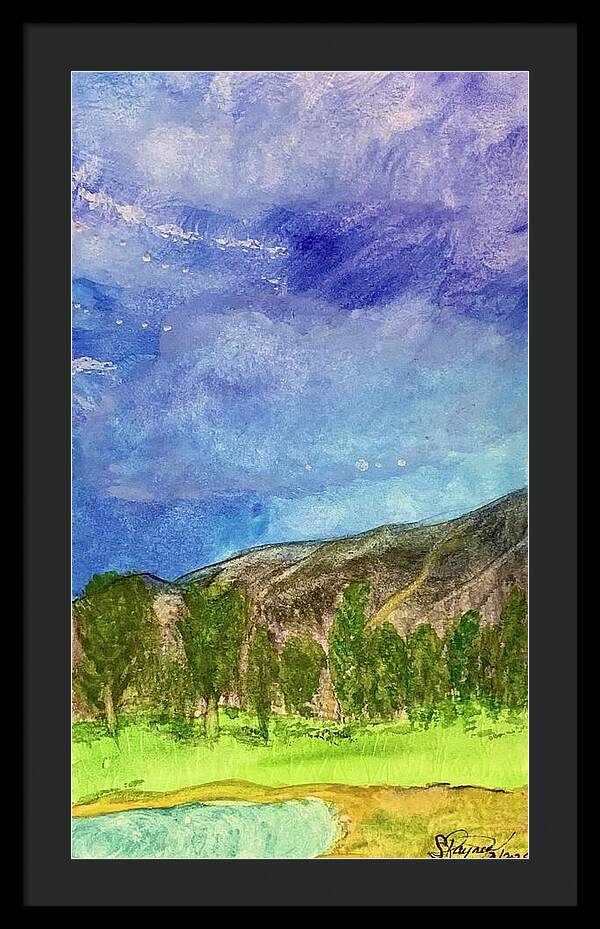 Cathedral Canyon Country Club View - Framed Print