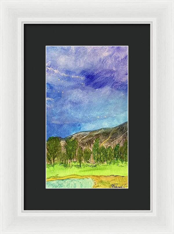 Cathedral Canyon Country Club View - Framed Print