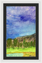 Cathedral Canyon Country Club View - Framed Print
