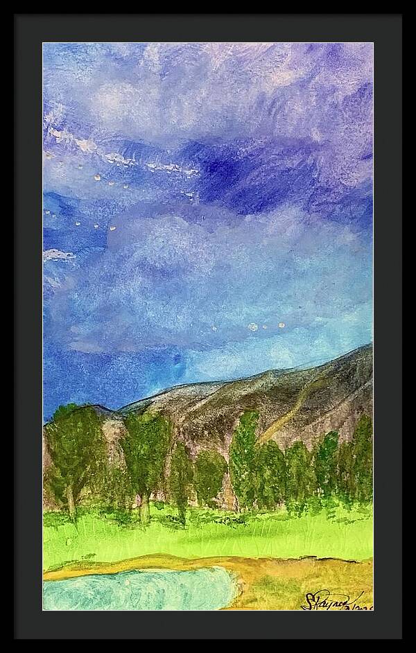 Cathedral Canyon Country Club View - Framed Print