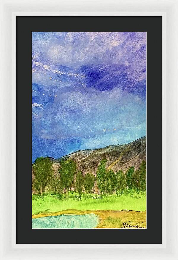 Cathedral Canyon Country Club View - Framed Print