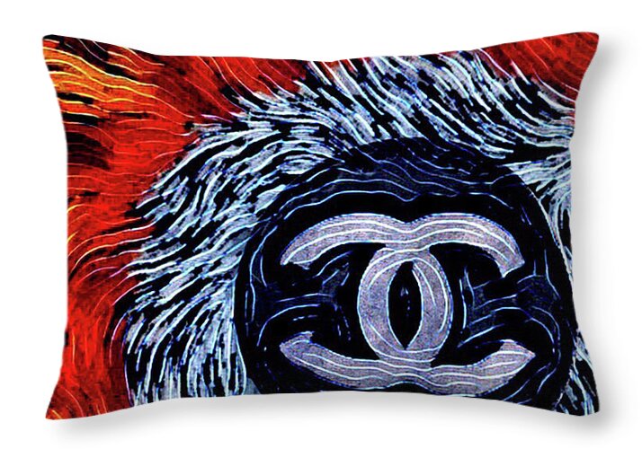 Chanel Feathers - Throw Pillow
