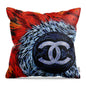 Chanel Feathers - Throw Pillow
