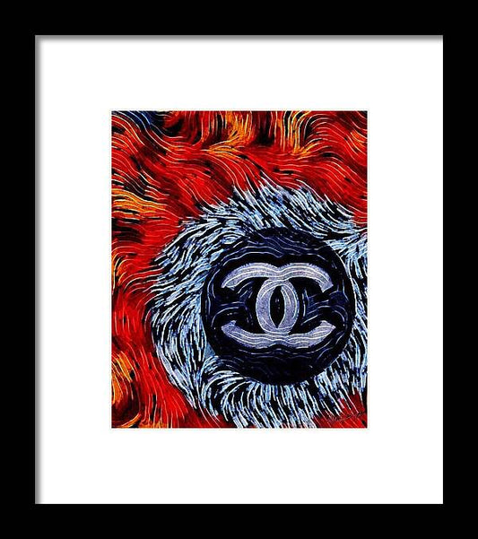 Chanel Feathers - Framed Print