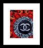 Chanel Feathers - Framed Print