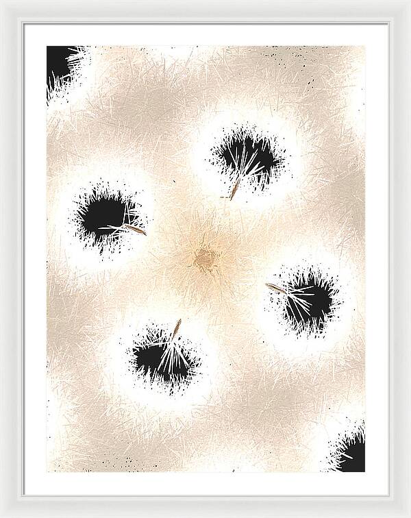 Dandelion Glaze - Framed Print