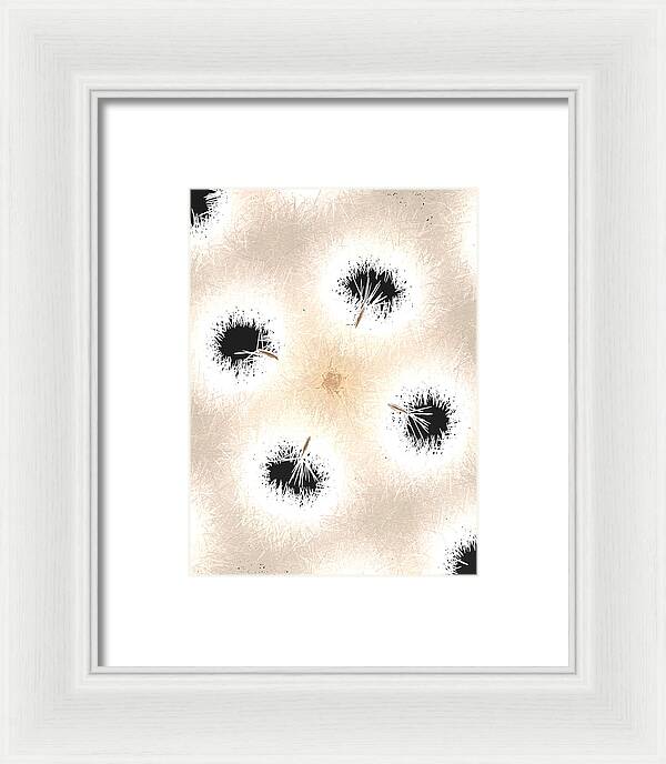 Dandelion Glaze - Framed Print