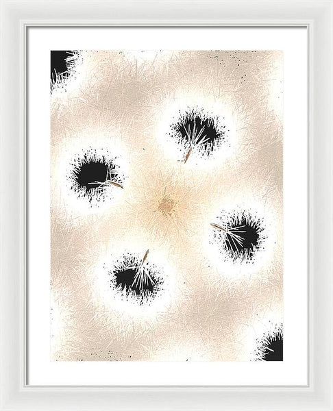 Dandelion Glaze - Framed Print