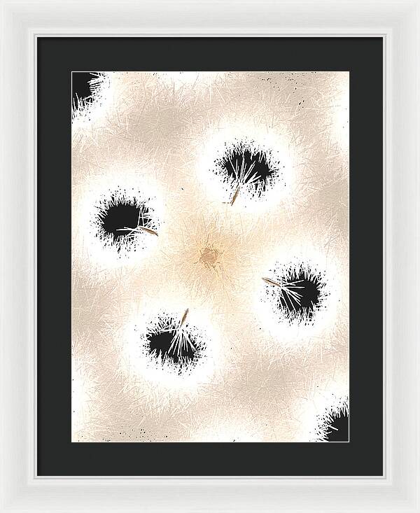 Dandelion Glaze - Framed Print