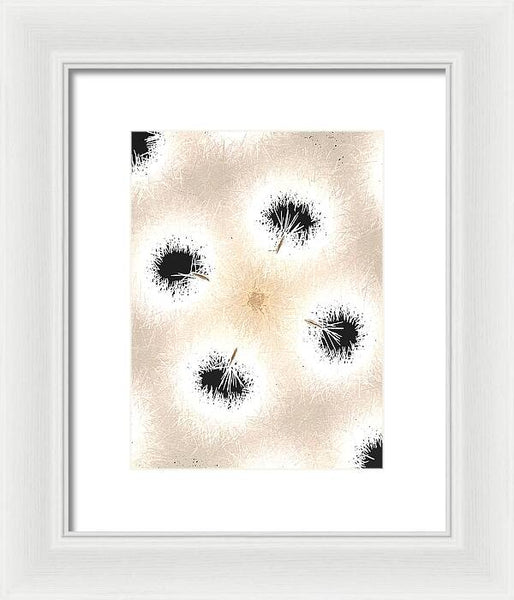 Dandelion Glaze - Framed Print