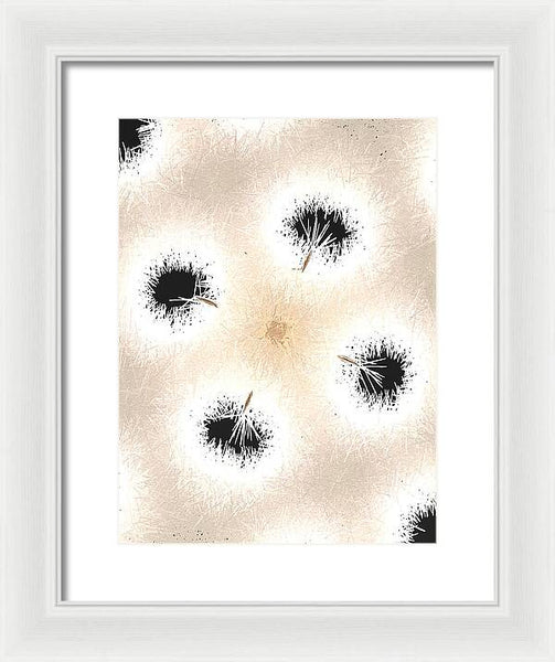 Dandelion Glaze - Framed Print