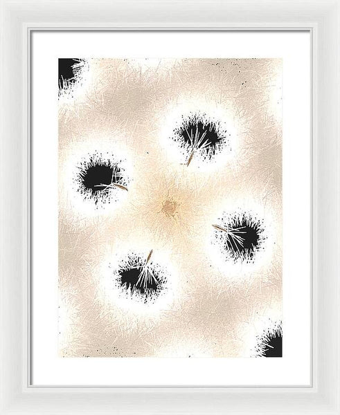 Dandelion Glaze - Framed Print